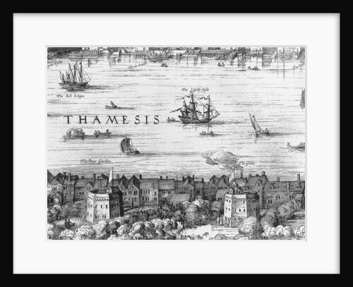 17th Century View of London by Anonymous