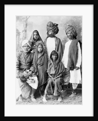 Portrait of a Family Known as Criminals Called Dacoits by Anonymous