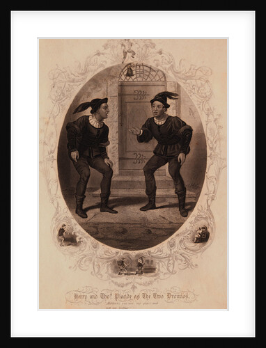 Illustration of Scene from Comedy of Errors by Anonymous