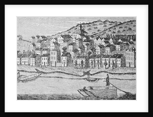 Woodcut Depicting Cincinnati by Anonymous