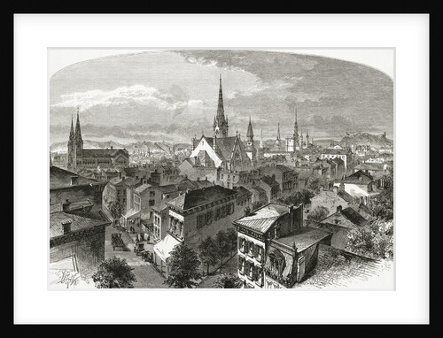 Engraved Scene of Cincinnati by Anonymous