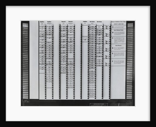 Voting Machine with Switches by Anonymous