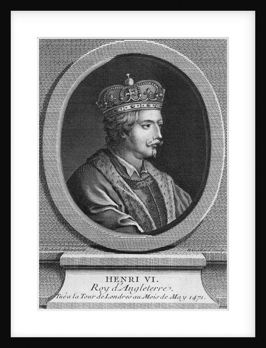 Oval Drawing Showing King Henri VI of England by Anonymous
