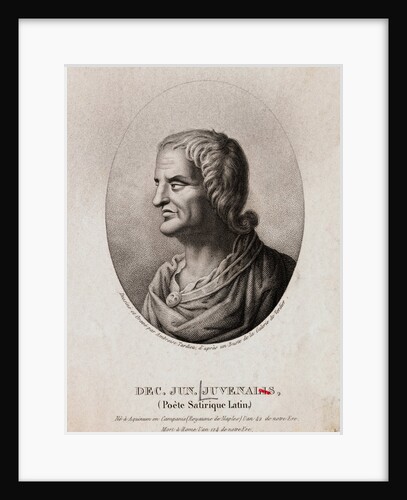 Portrait of Latin Poet Juvenalis by Anonymous