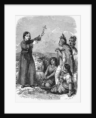 Father De Smet Instructing the Indians by Anonymous