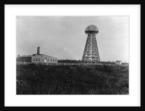 View of the Tesla Wireless Broadcasting Tower by Anonymous