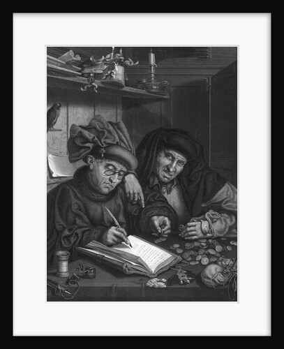 Early History Money Changer with His Deceitful Wife by Anonymous