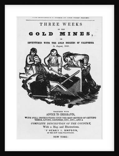 Emigrant's Guide to Gold Mines by Anonymous
