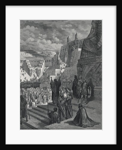 Illustration Showing Liberation of Jews by Persian King by Anonymous