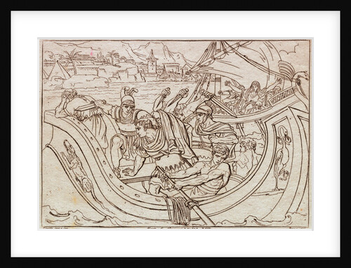 Death of Pompeius by Anonymous