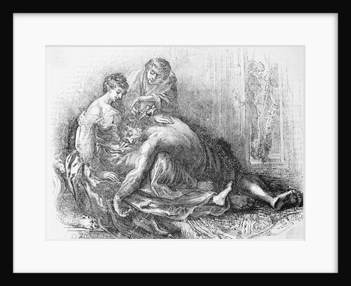 Samson Having His Hair Removed by Delilah and Culprit by Anonymous