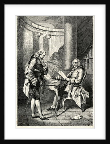 Illus/A R J Turgot Being Dismissed by Anonymous
