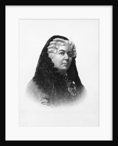 Engraving of Elizabeth Cady Stanton by Anonymous
