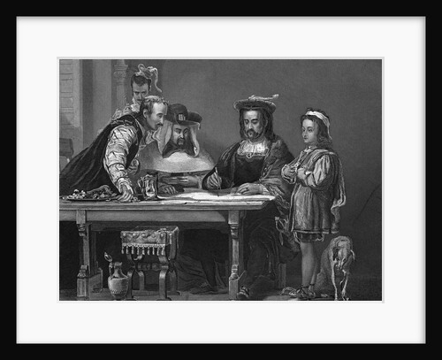 Columbus Planning His Voyage by Anonymous