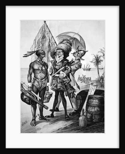 Satire Of The Landing Of Columbus by Anonymous
