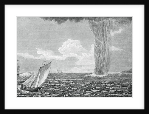 Waterspout Erupting in Pacific Ocean by Anonymous