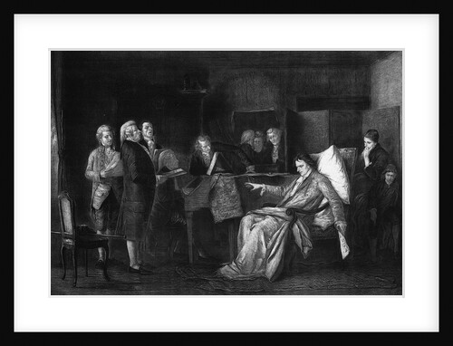 Mozart Directing His Requiem by Mihaly Munkacsy