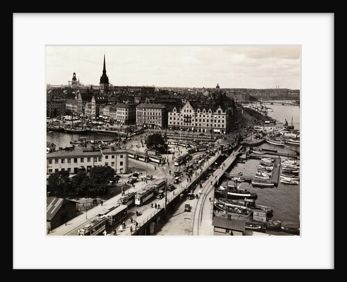 Aerial View of Stockholm with Waterfront by Anonymous