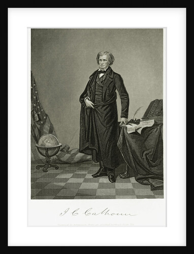 American Politician James C Calhoun by Anonymous