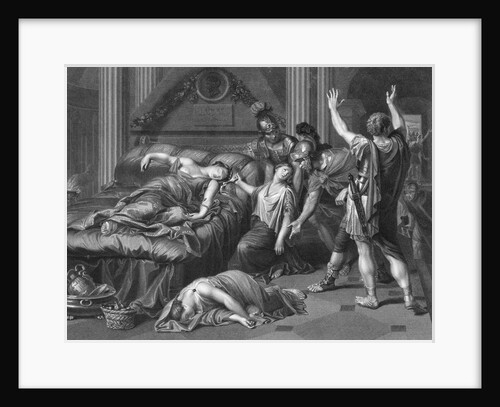 Drawing of Cleopatra Death Scene by Anonymous