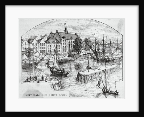 Illustration of Downtown New York by Anonymous