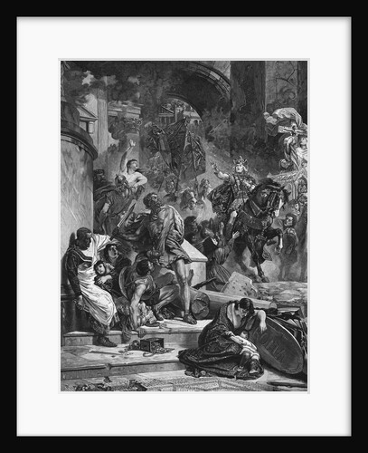 War Torn Scene in Rome by Anonymous