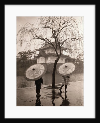 Women Carrying Japanese Umbrellas by Anonymous