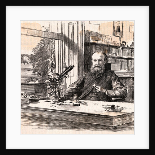 Sir John Lubbock with Microscope by Anonymous