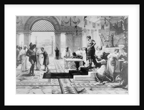 Caligula Choosing Gladiator in His Court by Anonymous