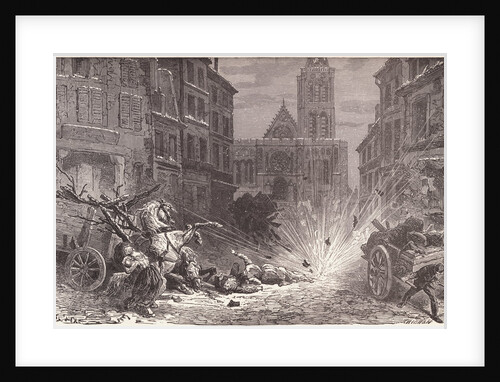 Scene from Franco-Prussian War by Anonymous