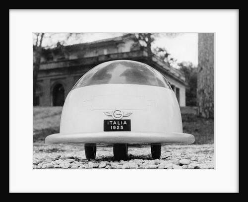 Driveway Display of Imagined Future Automobile by Anonymous