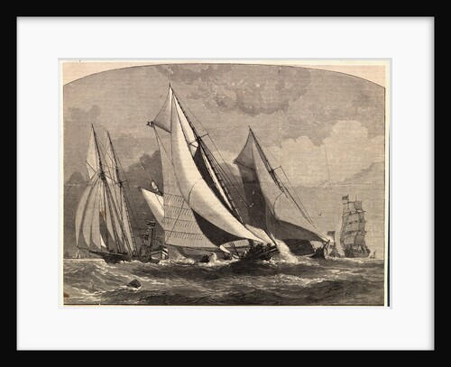 Yachting Race in 1881 by Anonymous