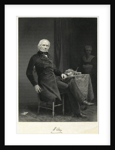 Henry Clay Sitting At A Table by Anonymous