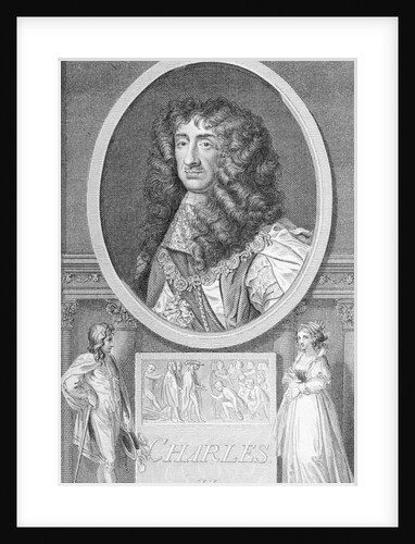 Portrait Of King Charles II of England by Anonymous