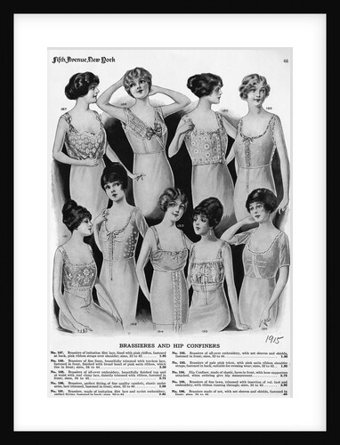 Page Of Women'S Corsets From Catalog by Anonymous
