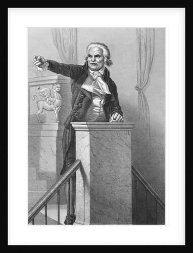 Portrait of Georges Danton by Anonymous