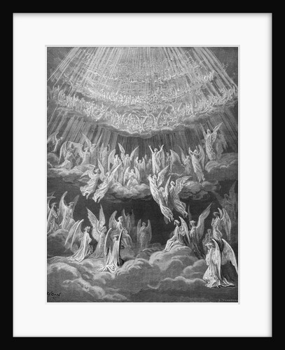 Angels in the Sky from Dante's Paradisio by Anonymous