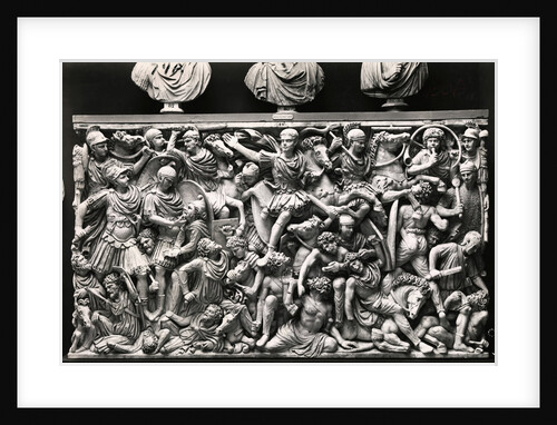 View of the Ludovisi Sarcophagus. by Anonymous