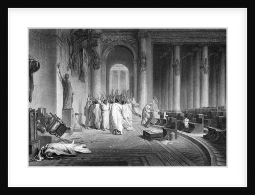 Julius Caesar Slain in His Court by Anonymous
