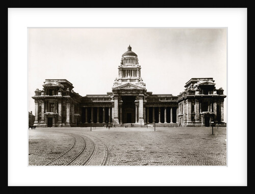 Exterior and Front of Brussels Palace by Anonymous