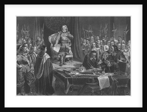 Oliver Cromwell Refusing Crown of England by Anonymous