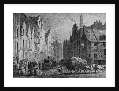 19th Century Scene of Edinburgh by Anonymous