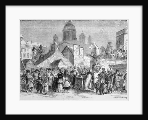 Illustration of Russian Carnival at St. Petersburg by Anonymous