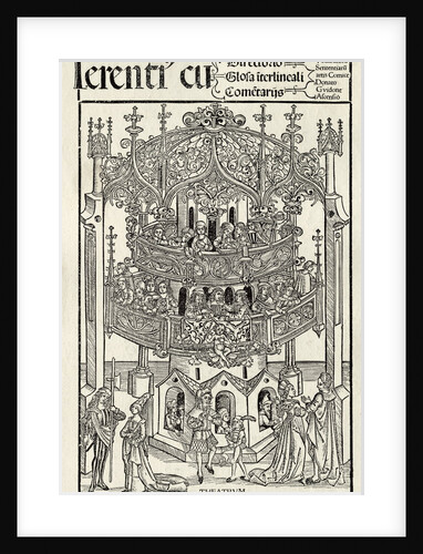 Illustration of Elaborate Theater by Anonymous