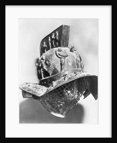 Display of Gladiator Helmet by Anonymous