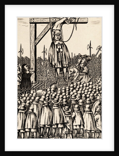 Scene of Public Hanging by Anonymous