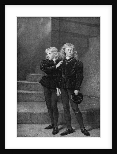 English Princes Looking Frightened by Anonymous