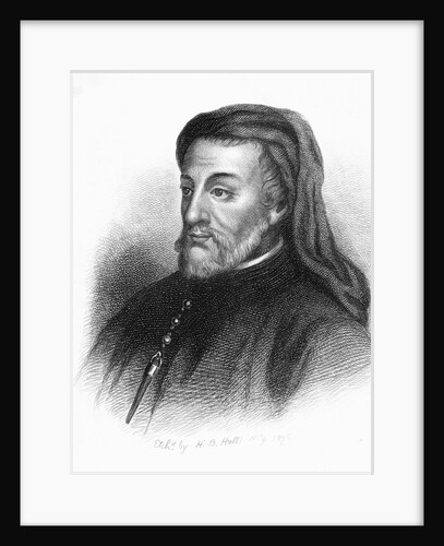 Portrait of Geoffrey Chaucer by Anonymous