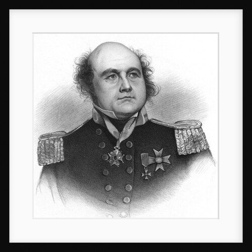 Illustrated Portrait of Sir John Franklin by Anonymous
