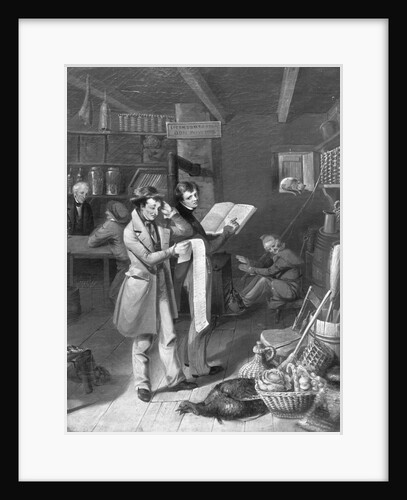 Customer Examining Bill by Anonymous